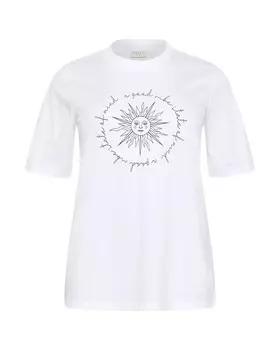 Рубашка KAFFE CURVE KCFrey, белый