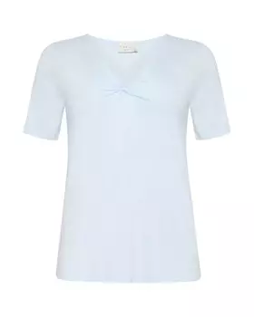 Рубашка KAFFE CURVE KCWinni, небесно-синий