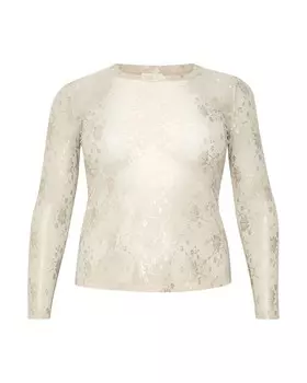 Рубашка KAFFE CURVE nikoline, белый