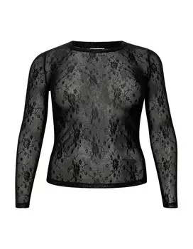 Рубашка KAFFE CURVE Nikoline, черный