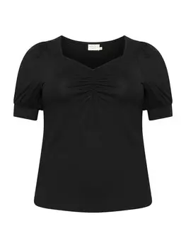 Рубашка KAFFE CURVE Sissy, черный