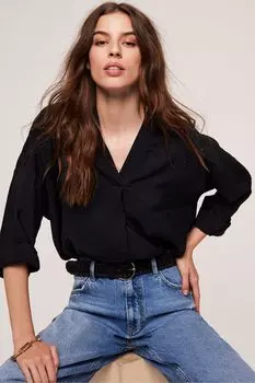 Рубашка-кайдер Mint Velvet, черный