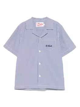 Рубашка Kalea MC2 Saint Barth Kids, синий