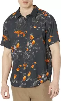 Рубашка Kamea Sundays Short Sleeve Woven Billabong, черный