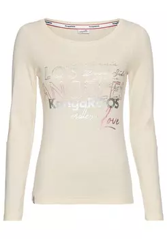 Рубашка KangaROOS, бежевый