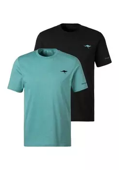 Рубашка KangaROOS, цвет Petrol/Black