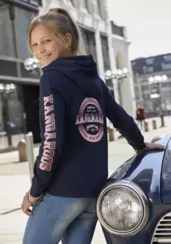 Рубашка KangaROOS с длинными рукавами из мягкого материала интерлок, цвет морской волны