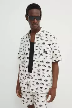 Рубашка Kaotiko из хлопка, бежевый