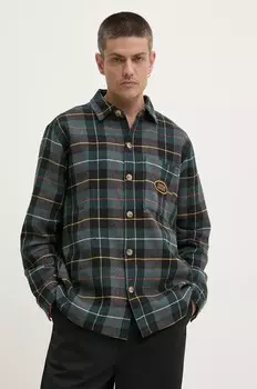 Рубашка Kaotiko из хлопка, черный