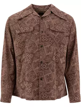 Рубашка KAPITAL Cookie, коричневый