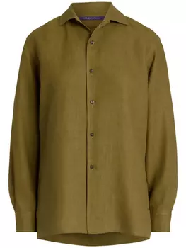 Рубашка-капри из коллекции Ralph Lauren Ralph Lauren Collection, зеленый