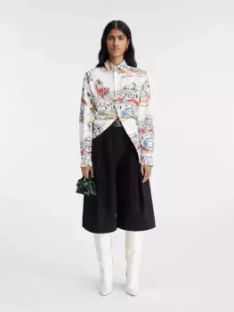 Рубашка Капри Карс Симон Jacquemus, белый