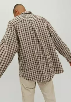 Рубашка KARIERTE Jack & Jones, кремовый