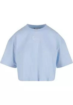 Рубашка Karl Kani Small Signature Essential, светло-синий