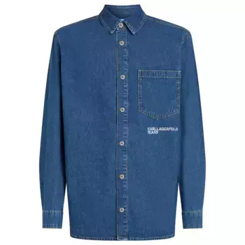 Рубашка Karl Lagerfeld Denim, синий