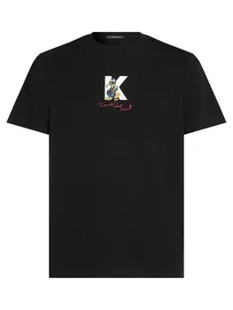 Рубашка Karl Lagerfeld Disney x Karl Lagerfeld, черный