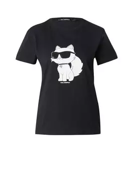 Рубашка Karl Lagerfeld Ikonik 2.0, черный