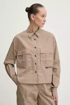 Рубашка Karl Lagerfeld Jeans, бежевый