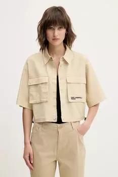 Рубашка Karl Lagerfeld Jeans, бежевый