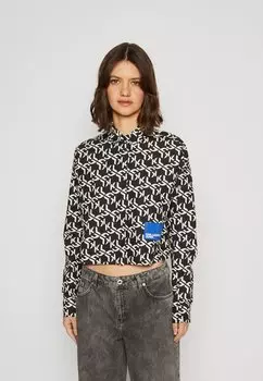 Рубашка Karl Lagerfeld Jeans РУБАШКА MONOGRAM BOXY, цвет black/white