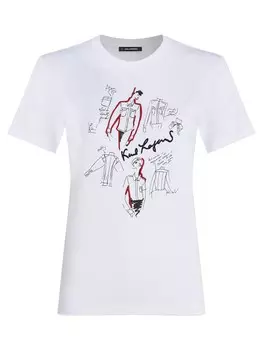 Рубашка Karl Lagerfeld Karl Series, белый