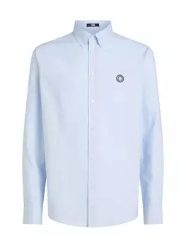 Рубашка Karl Lagerfeld Regular fit Button Up, светло-голубой