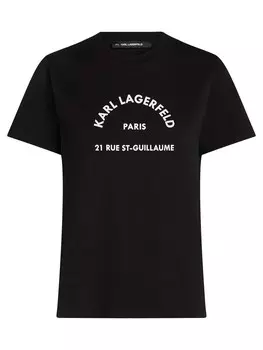 Рубашка Karl Lagerfeld Rue St-Guillaume, черный