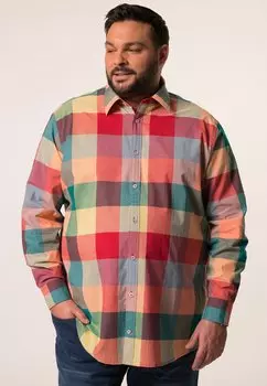 Рубашка KARO , LANGARM, KENTKRAGEN, COMFORT FIT Men Plus, красный