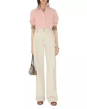 Рубашка Katherine Burberry, розовый