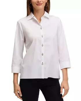Рубашка Келли Стрейч Foxcroft, белый
