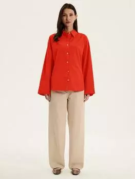 Рубашка kendall оверсайз OMNES, красный