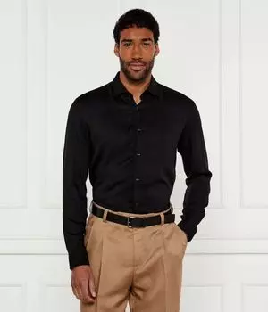 Рубашка Кенно Slim fit Hugo, черный