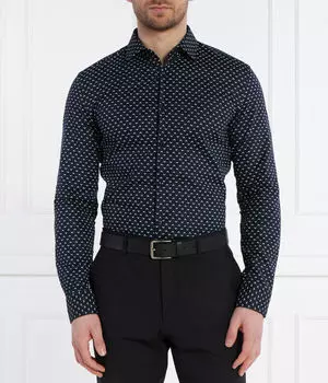 Рубашка Кенно Slim fit Hugo, синий