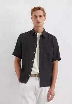 Рубашка KENT COLLAR SHORT SLEEVES ONE RECTANGULAR CHEST POCKET STYLE Marc O'Polo, черный
