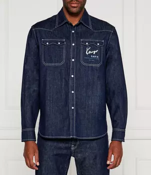 Рубашка Kenzo CREATION, темно-синий
