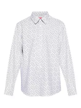 Рубашка Kenzo с геометрическим узором, белый