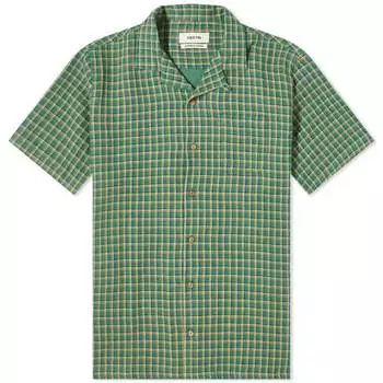Рубашка Kestin Crammond Short Sleeve, зеленый/желтый