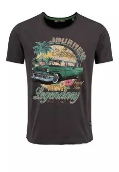 Рубашка Key Largo Journey, антрацит