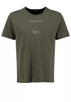 Рубашка Key Largo Postcard, оливковый