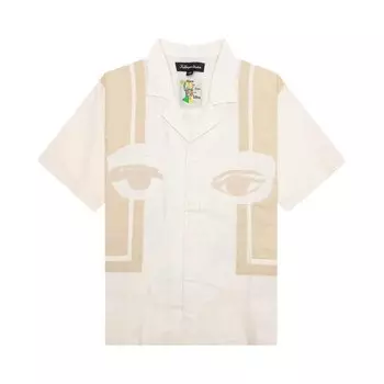 Рубашка KidSuper Face Camo 'Cream', белый