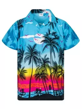 Рубашка King Kameha Beach, бирюзовый