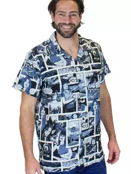 Рубашка King Kameha Comic, черный