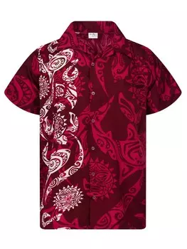 Рубашка King Kameha Maori Wedding, красный