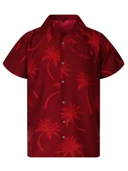 Рубашка King Kameha Palmshadow, красный