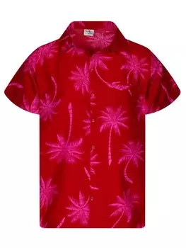 Рубашка King Kameha Palmshadow, розовый