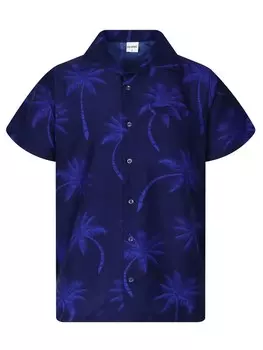 Рубашка King Kameha Palmshadow, синий