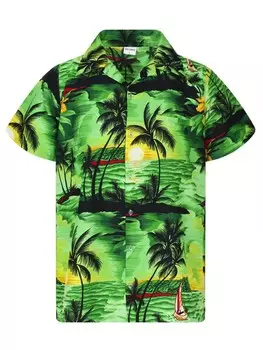 Рубашка King Kameha Surf, зеленый