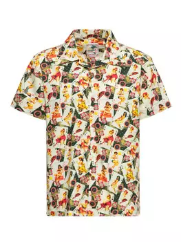 Рубашка King Kerosin, бежевый