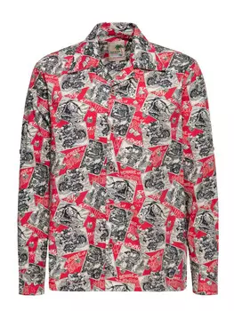 Рубашка King Kerosin Langarmhemd Motorpsycho, красный