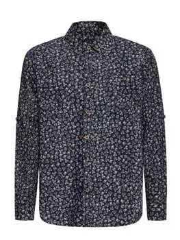 Рубашка King Kerosin Langarmhemd V-Twin-Engine, черный